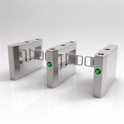 Auto Pedestrian Access Control One-Way Two-Way Channel Entrance Control Swing Arm Barrier Gate System