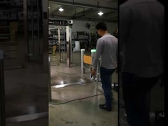 Cổng xoay tự động dạng trụ cho người đi bộ kiểm soát ra vào