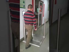 Cổng xoay rào chắn tích hợp máy nhận diện khuôn mặt và nhiệt kế