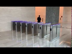 Cửa xoay tay thả ngoài trời/trong nhà Động cơ BLDC với đầu đọc thẻ Nhận dạng vân tay