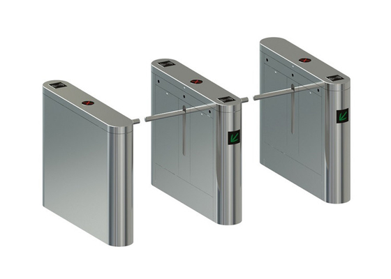 IP55 RFID Security Gate Access Control Control Double Moter Bridge Drop Arm Turnstile