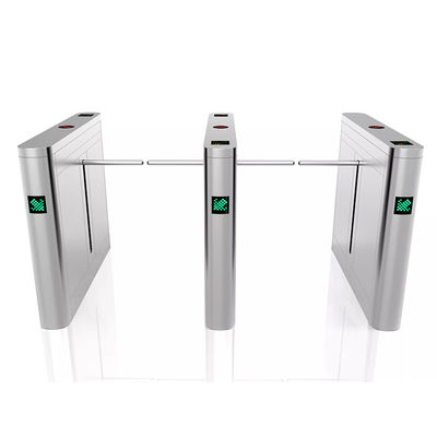 Cảm biến hồng ngoại 304 Stainless Steel Motor Drive Drop Arm Turnstile để bảo vệ an ninh và quản lý luồng người