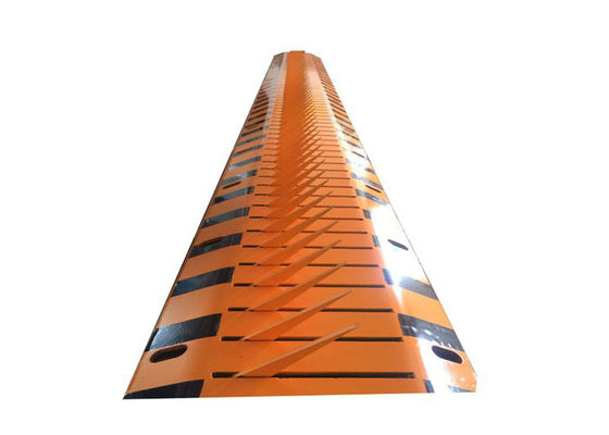 Chặn lốp hai chiều khí nén thủy lực với độ dày lưỡi 10mm và tải trọng tối thiểu 40T để kiểm soát phương tiện trên đường