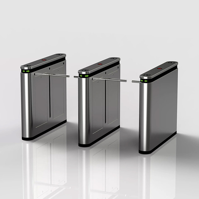 Động cơ 24V BLDC Drop Arm Turnstile Kích thước mỏng Chỉ định đèn LED hai hướng
