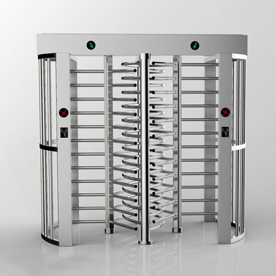An ninh cao Full Height Turntile Kiểm soát truy cập người đi bộ Hot Dip Thép kẽm