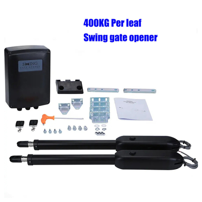 Swing Gate Opener Kit Đường mở điện tử 400kg 880lbs Lượng 62W