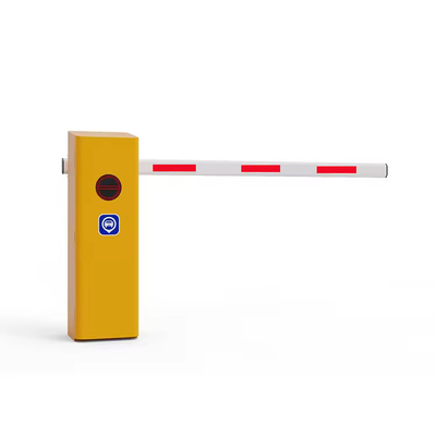 Nguồn cung cấp điện DC24V 8m Long Arm Boom Barrier với đèn LED và cơ chế không có lò xo