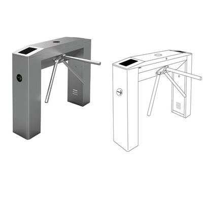 304 Stainless Steel Digital Tripod Turnstile Hệ thống kiểm soát truy cập cho người đi bộ với trình đọc mã vạch