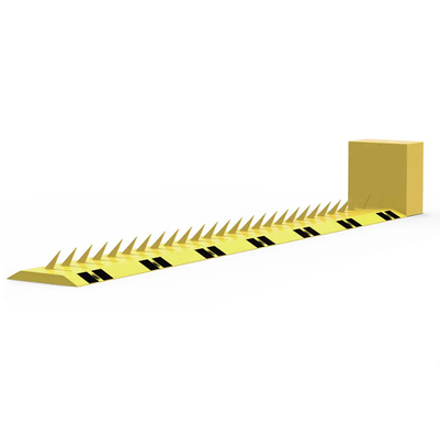 1-6 mét Speed Hump Road Blocker Killer lốp với Metal Spike và thiết bị cảnh báo
