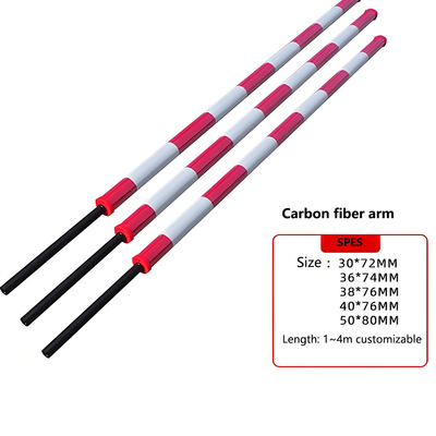 100% chu kỳ hoạt động 1m đến 4m chiều dài cánh tay tròn bằng sợi cacbon