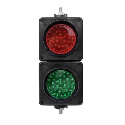 Đèn giao thông LED 2 màu đỏ và xanh lá cây 100mm 4 inch cho bến xếp dỡ hàng hóa dừng và đi