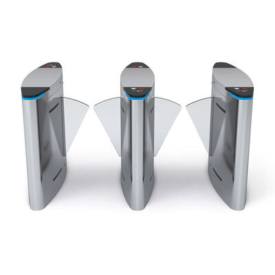 Cổng rào chắn cao tốc với khả năng nhận dạng khuôn mặt 0,2 giây, chiều rộng kênh 600mm và thép không gỉ 304