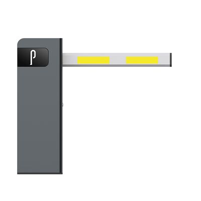 Cổng rào chắn giao thông vỏ kim loại DC24V 100W tốc độ nhanh cho nhà ở, tòa nhà văn phòng, siêu thị