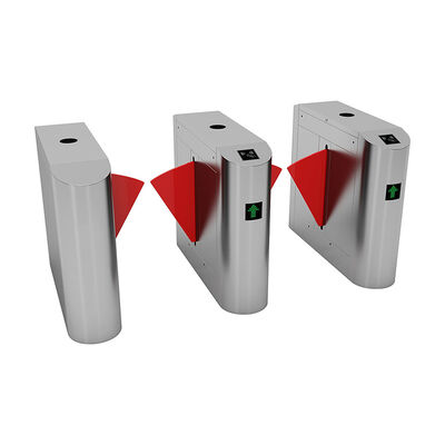 Mechanical Anti Pinch Retractable Barrier Gate Speed Gate Turntile với 304 hoặc 316 thép không gỉ và đèn LED