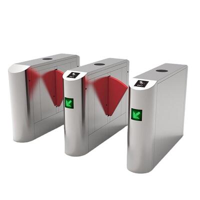 Đường cổng tốc độ có đèn LED với hệ thống báo động và cổng ngăn chắn cuộn bọt PU