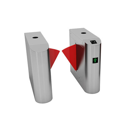 Cổng rào chắn bằng thép không gỉ 304 với nguồn DC 24V và tế bào quang điện hồng ngoại để kiểm soát truy cập