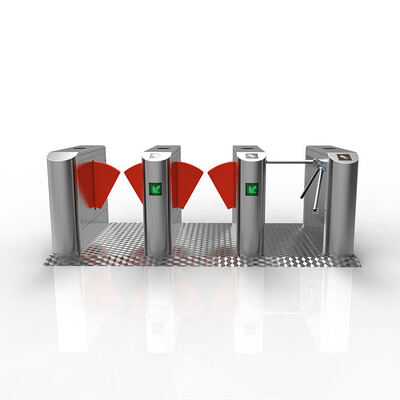 Cửa xoay flap hai chiều 100W với cánh 260mm để kiểm soát ra vào tàu điện ngầm và sân bay