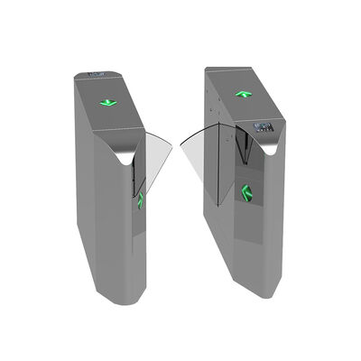 Cổng rào chắn bằng thép không gỉ 304 với tốc độ lưu thông 25-30 người/phút và được phê duyệt CE để kiểm soát truy cập an toàn