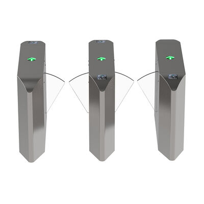 Cổng tốc độ kép với chứng chỉ CE và Cổng rào chắn có thể thu vào bằng silicon mềm