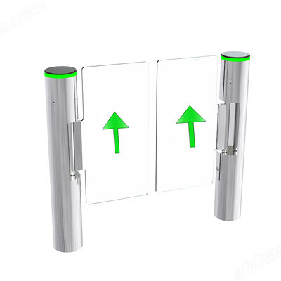 Cửa chắn lắc hai chiều với động cơ không chải 24VDC để kiểm soát truy cập 30 người/phút