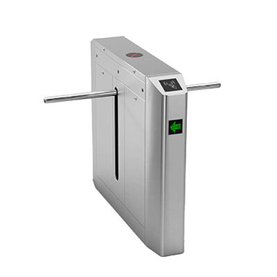Cổng xoay thả tay quang học bằng thép không gỉ SS304 với động cơ BLDC 24V và tốc độ dòng chảy 30 người/phút