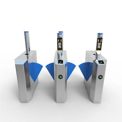 0.2s Khởi động RS485 SS304 Kiểm soát truy cập cánh cổng Flap Barrier Turntile