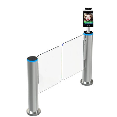 Cổng rào chắn hình trụ Fastlane Swing tự đóng Cổng tốc độ hình trụ cho tòa nhà