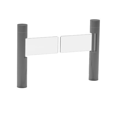 SS Acrylic Swing Barrier Gate Cổng kiểm soát ra vào động cơ RS485 BLDC
