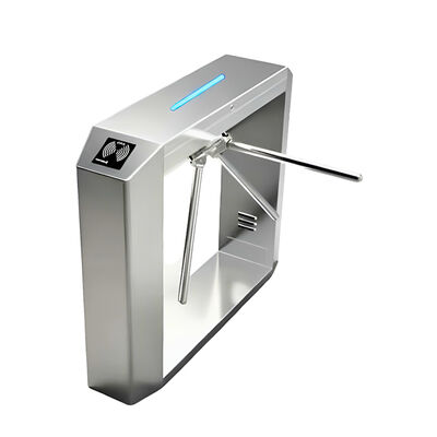 Cổng Tripod Turnstile bằng thép không gỉ 304 với lối đi hai chiều và chiều dài tay đòn 510mm cho kiểm soát truy cập an toàn