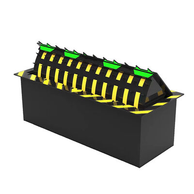 Thép không gỉ Hydraulic Road Blocker với 70T tải và 3s tăng thời gian cho kiểm soát giao thông an ninh cao