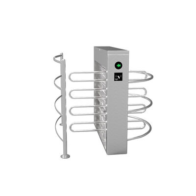 Cửa xoay ngang thắt lưng bằng thép không gỉ 304 với tốc độ dòng chảy từ 25 đến 30 người mỗi phút và chứng nhận CE