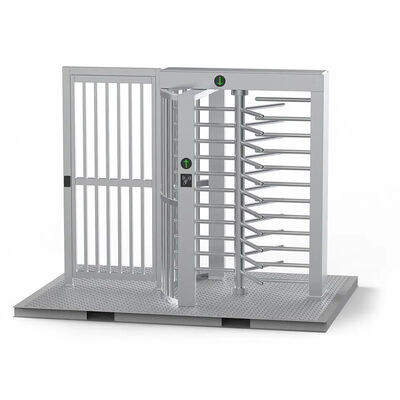 Cổng xoay toàn thân dài 600mm với mức tiêu thụ điện 40W và đầu đọc QR để kiểm soát truy cập