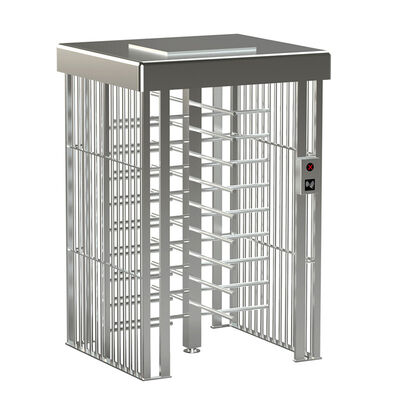 Thép không gỉ tùy chỉnh 304 Full Height Turntile với vòng xoay 90 độ và 25-30 người mỗi phút dòng chảy