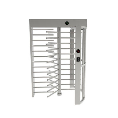 Cổng xoay toàn thân xoay 90 độ hai chiều với đầu đọc thẻ RFID vân tay sinh trắc học và khung SS304