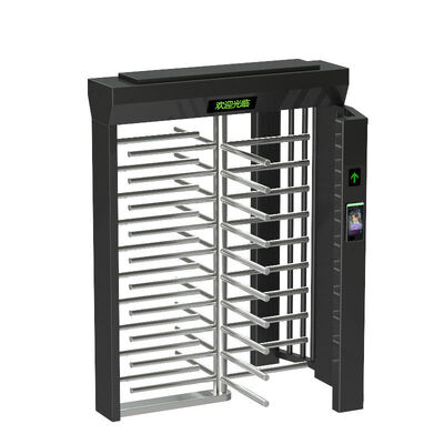 Rigid Anti Rust Full Height Turnstile Chống nước bền 3 cánh quạt Xoay 120 độ