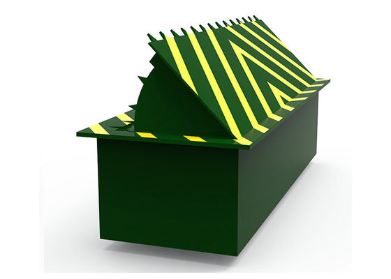 Chặn đường thủy lực giao thông 80 tấn, nguồn điện 380V, sơn phản quang, rào chắn giao thông