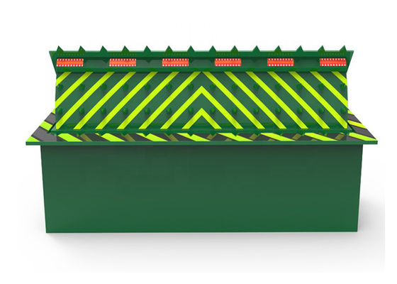 Bộ chặn đường thủy lực hoàn toàn tự động với đèn LED cảnh báo và nguồn cung cấp điện 380V được làm từ thép A3