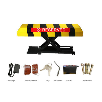 DC12V động cơ khóa đậu xe tự động với chiều cao nâng 305mm và pin axit chì sạc