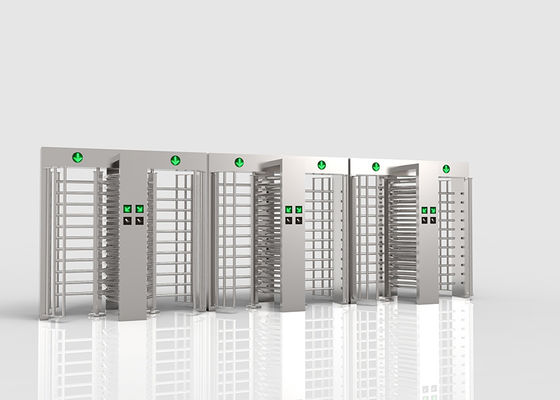 SS304 Trục quay chiều cao đầy đủ với nhận dạng sinh trắc học và làn đường hai để kiểm soát truy cập an toàn