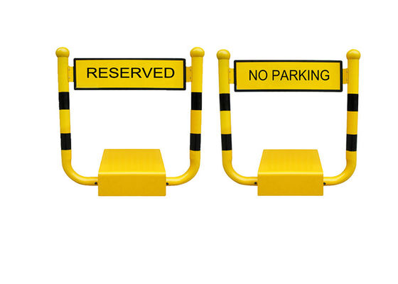 Khóa rào chắn đỗ xe hình chữ H phủ nhựa với khả năng chịu lực 5 TẤN và Ắc quy DC 12V 7AH