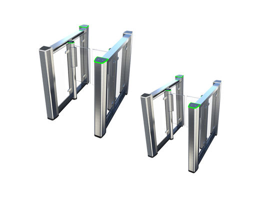 Nhận dạng khuôn mặt IP54 RS485 Biometric Swing Gate với rào cản Acrylic 10mm để kiểm soát truy cập an toàn