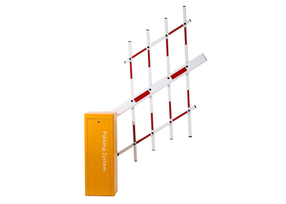 Hệ thống cổng rào chắn tự động IP44 1400 vòng / phút 140W Cánh tay 6m 24VDC