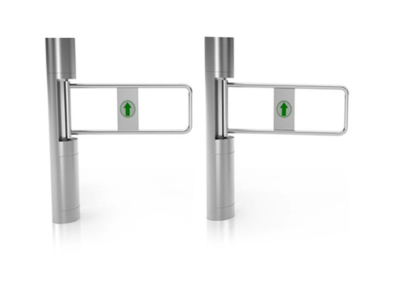 168mm Cột kính cường lực trong suốt Swing Xoay nhận dạng khuôn mặt