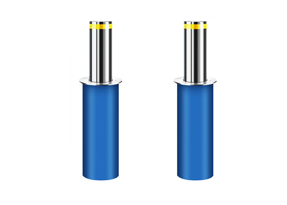 Chải hoàn thiện tự động Nâng hạ Bollards có thể thu vào Điều khiển từ xa 100m