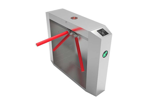 Cổng xoay ba càng có bộ đệm thủy lực, rộng 550mm và xếp hạng IP45 để kiểm soát truy cập an toàn