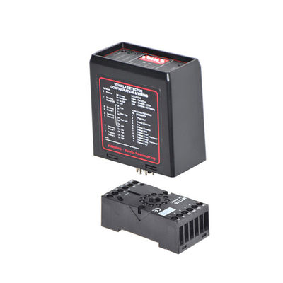 Máy phát hiện vòng lặp xe AC220V 170kHz hai kênh để đậu xe và kiểm soát truy cập