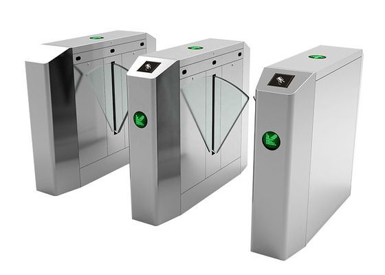 1.2mm Độ dày IP44 chỉ số LED Flap Barrier Gate Retractable Flap Barrier cho kiểm soát truy cập an toàn