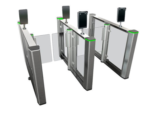 BLDC Motor Glass Turnstile Gate với 5 triệu lần tuổi thọ và bảo vệ IP45 cho kiểm soát truy cập