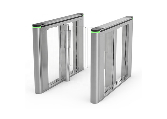 SS304 Cổng xích đu cho người đi bộ bằng acrylic RS485 BLDC Rào chắn bằng kính xích đu động cơ