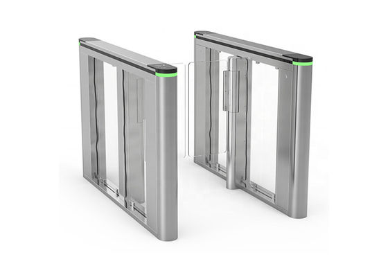 40 người / phút SS304 Acrylic Swing Turnstile Gate với động cơ DC không bàn chải để kiểm soát truy cập tốc độ cao
